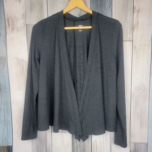 DSG Gray Open Front Cardigan Size Small